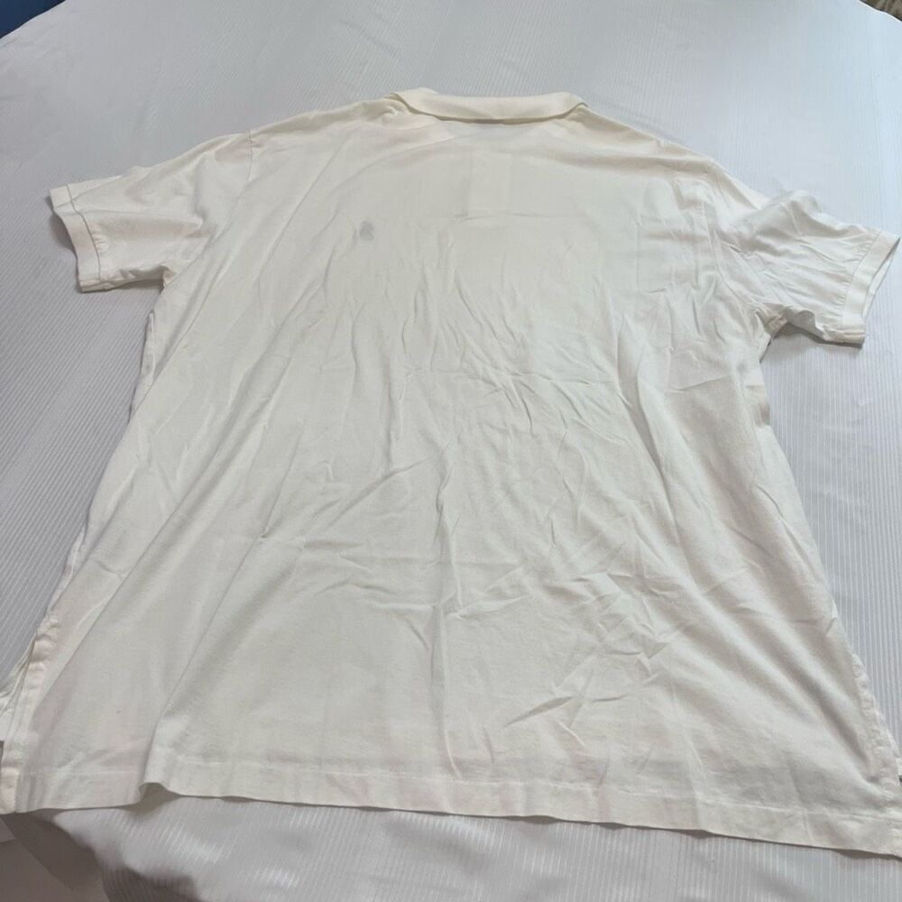 Polo By Ralph Lauren VTG Custom Fit White Short Sleeve Polo Shirt Size XXL - Picture 5 of 6